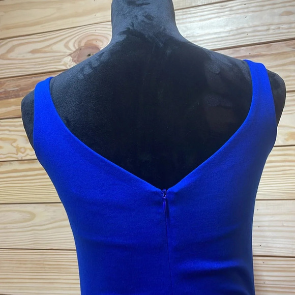 Amanda Uprichard Sleeveless Royal Blue Midi Dress Size Small Gorgeous EUC 🌟 - Picture 6 of 9